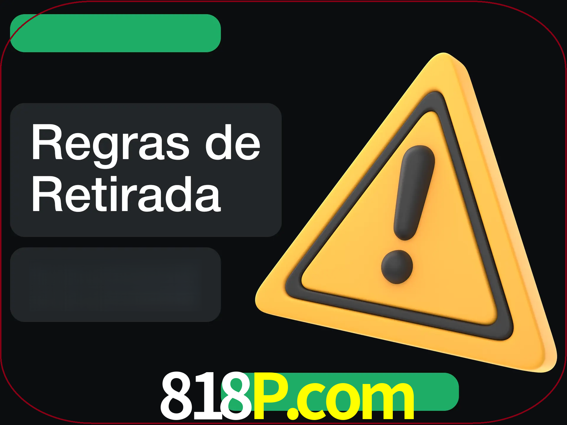 Leia as regras antes de fazer primeiro comdawal.